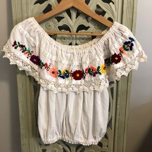 Handmade Vintage Embroidered Bobo Shirt
